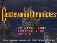 une photo d'Ã©cran de Castlevania Chronicles sur Sony Playstation